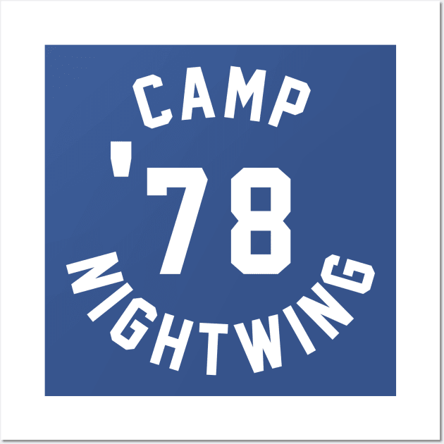 Camp Nightwing - 1978 Jersey Design Wall Art by AlteredWalters